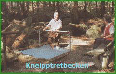 Kneipp-Tretbecken am Steinernen Brnnerl